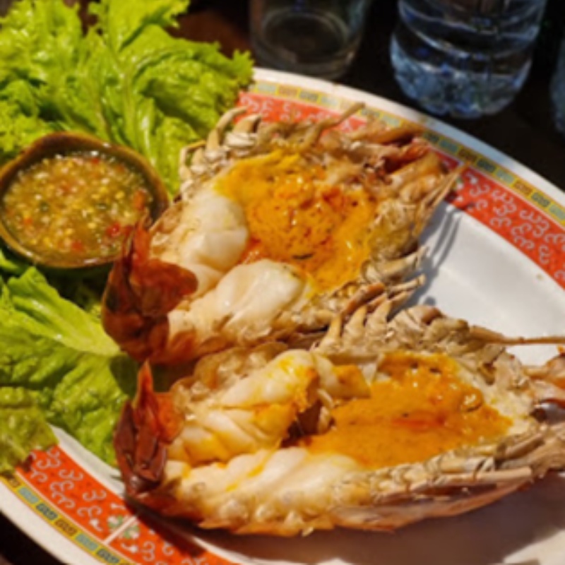 Large grilled shrimp