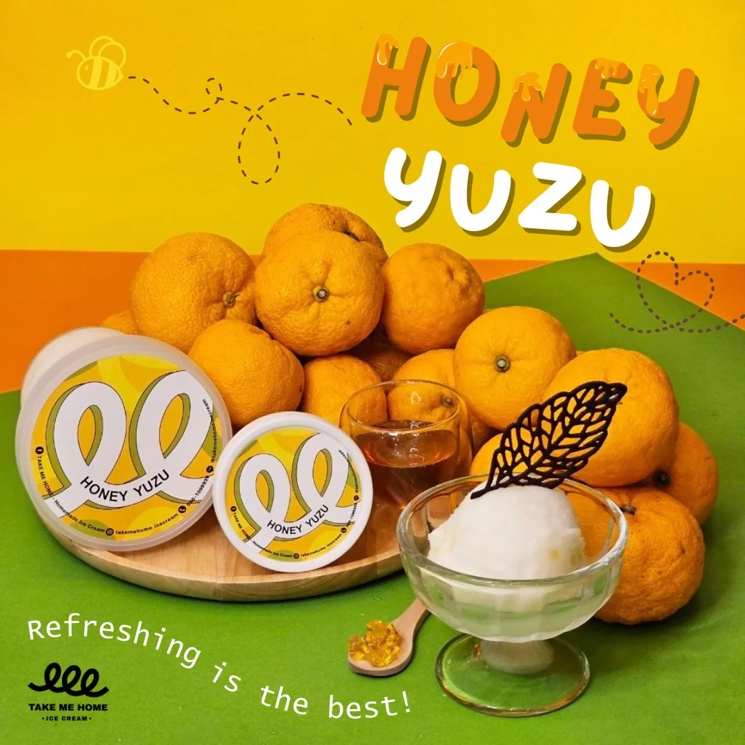 Honey Yuzu ice cream